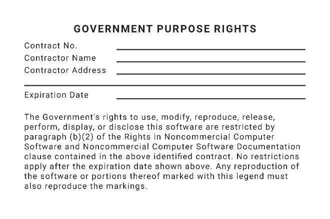 Government Purpose Rights (GPR)